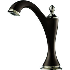 Click here to see Brizo 65385LF-PNCOLHP Brizo 65385LF-PNCOLHP Charlotte Widespread Bathroom Faucet, Less Handles, Polished Nickel/Cocoa Bronze
