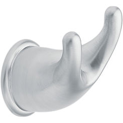 Click here to see Moen YB8003BC Moen YB8003BC Mason Double Robe Hook, Brushed Chrome