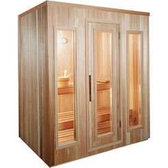 Click here to see Thermasol TMS46BIC ThermaSol TMS46BIC 4x6 Modular Traditional Sauna Room, 4.5kW