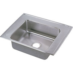 Click here to see Elkay DRKADQ282260 Elkay DRKADQ282260 Lustertone Classic Single Bowl Drop-In Classroom ADA Sink w/ Quick-clip, No Holes, Stainless