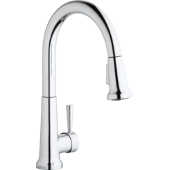 Click here to see Elkay LK6000CR Elkay LK6000CR Everyday Single-Hole Deck Mount Kitchen Faucet w/ Pull-down Spray, Forward Only Lever Handle, Chrome