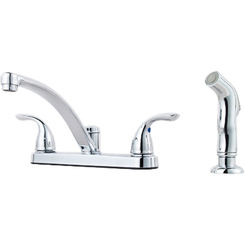 Click here to see Pfister G135-8000 Pfister G135-8000 Pfirst Two-Handle Kitchen Faucet, Polished Chrome