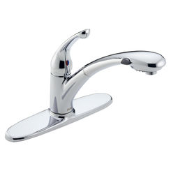Click here to see Delta 470-DST Delta 470-DST Kitchen Faucet Pull-Out Spray Chrome