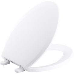 Click here to see Jones Stephens C104258 Jones Stephens C104258 Closed Front With Cover Elongated Plastic Toilet Seat
