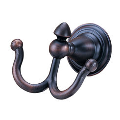 Click here to see Delta 75035-RB Delta 75035-RB  Victorian Double Robe Hook, Venetian Bronze