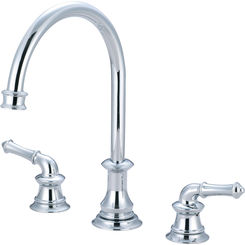 Click here to see Pioneer 2DM200 Pioneer 2DM200 Two-Handle Widespread Kitchen Faucet in a  Classic Chrome Finish