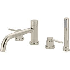 Click here to see Pioneer 4MT611-BN Pioneer 4MT611-BN Two-Handle Roman Tub Trim Set In a Brushed Nickel Finish