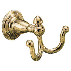 Click here to see Delta 75035-PB Delta 75035-PB Victorian Double Robe Hook - Polished Brass