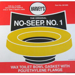 Click here to see Harvey 001005-24 No-Seep #1 Toilet Gasket Wax Ring