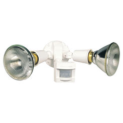 Click here to see Heathco HZ-5408-WH Zenith SL-5408-WH-A Motion Sensor Floodlight, 120 VAC, Incandescent, 150/300 W