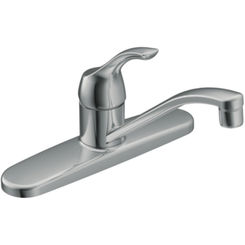Moen Ca87009 Chrome Lindley One Handle Kitchen Faucet With Spray