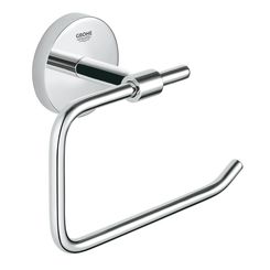 Click here to see Grohe 40457001 Grohe 40457001  BauCosmopolitan Toilet Paper Holder, StarLight Chrome 