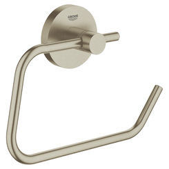 Click here to see Grohe 40689EN1 Grohe 40689EN1 Essentials Toilet Paper Holder, Brushed Nickel