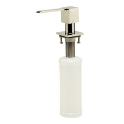 Click here to see Alfi AB5007-PSS ALFI AB5007-PSS Ultra Modern Square Soap Dispenser, Solid Polished Stainless Steel