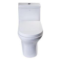 Click here to see Eago TB353 EAGO TB353 One Piece Elongated Toilet - White