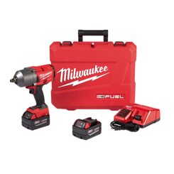 Click here to see Milwaukee 2767-22 Milwaukee 2767-22 M18 FUEL Cordless Impact Wrench w/ Friction Ring Kit