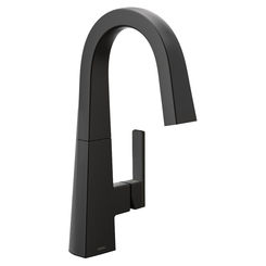 Click here to see Moen S55005BL Moen S55005BL Nio Single-Handle Bar Prep Faucet, Matte Black (Handle Accent Included)