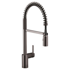 Click here to see Moen 5923BLS Moen 5923BLS Align Pre-Rinse Pulldown Kitchen Faucet, Black Stainless