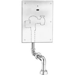 Click here to see Sloan 3451633 Sloan Royal 153 ESS-1.6-OR-W/BOX-11-12-3/4-LDIM-HW Concealed Sensor Hardwired Water Closet Flushometer (3451633)