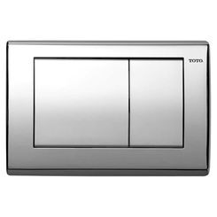 Click here to see Toto YT820#CP  TOTO YT820#CP Convex Push Plate Dual Button - Polished Chrome 
