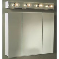 Click here to see Jensen 255048 Broan-NuTone 255048 White Horizon Recessed Medicine Cabinet, 47-3/4