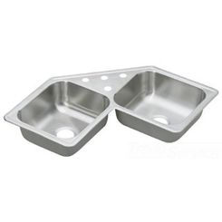 Click here to see Dayton DE217320 Dayton DE217320 Stainless Steel Top Mount Double Bowl Sink