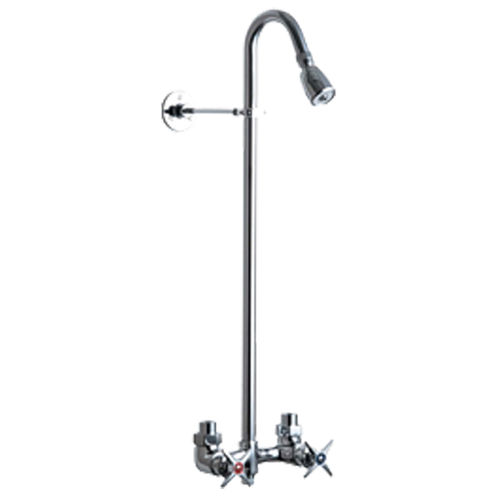 Chicago Faucets 752CP Exposed Two Handle Shower Fitting with Shower Head
