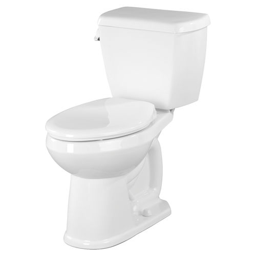 Gerber Avalanche TwoPiece ADA Elongated ErgoHeight White Toilet, 1.6