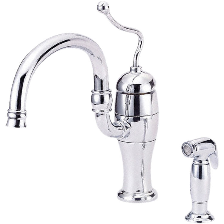 Danze D407521 Danze D407521 One Handle Kitchen Faucet W/ Spray Chrome