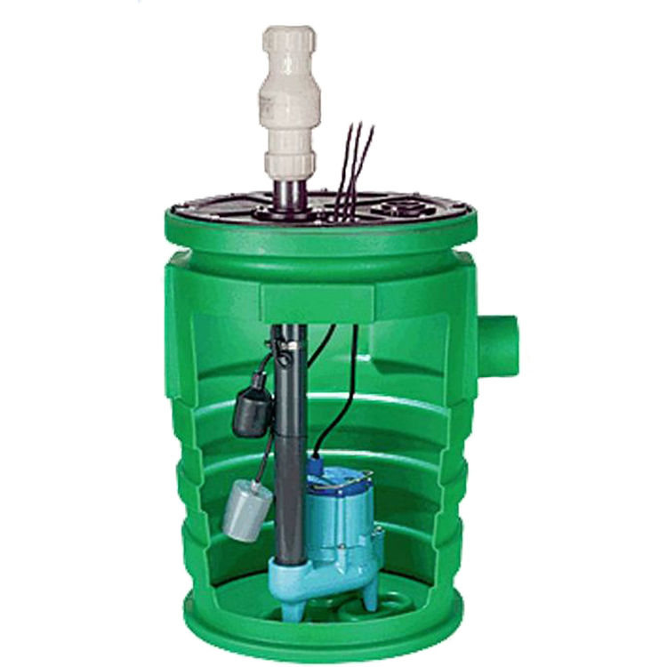 Little Giant 511141 Little Giant 511141 Simplex Sump Package 20X30 Basin With Alarm Check  Valve Pre-Assembled