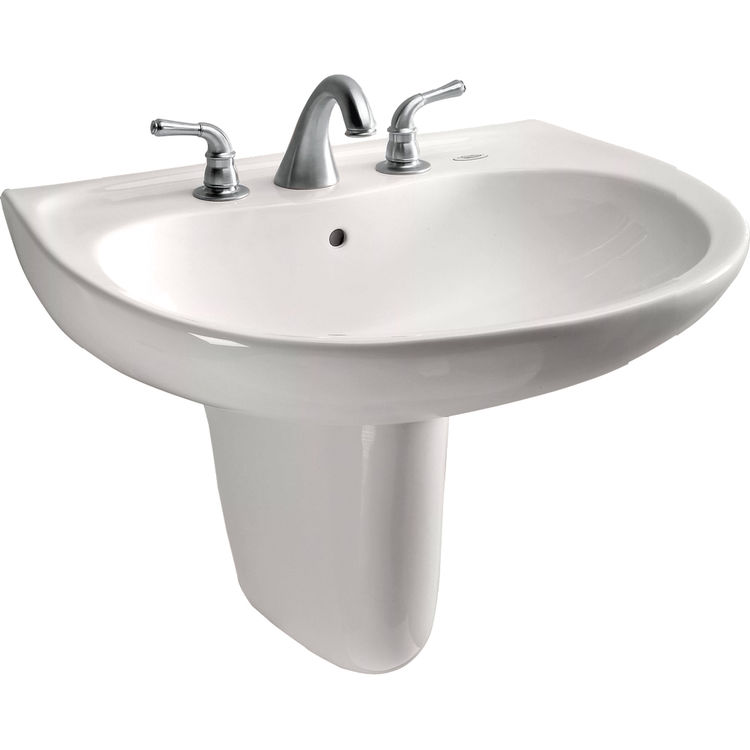 Toto LHT242.4G#11 Toto LHT242.4G#11 Prominence 26 x 22 Colonial White Lavatory Sink and Shroud