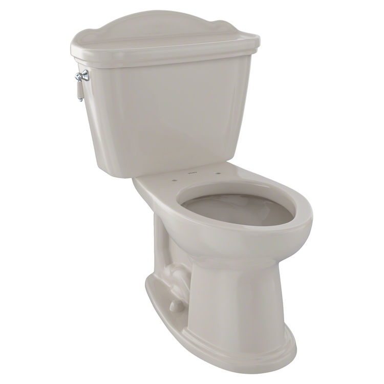Toto CST754SFN#03 Toto Whitney Two-Piece Elongated 1.6 GPF Universal Height Toilet, Bone - CST754SFN#03