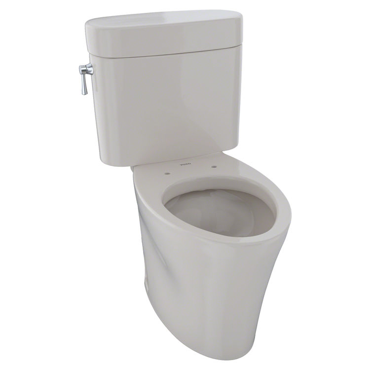 Toto CST794SF#12 TOTO Nexus Two-Piece Elongated 1.6 GPF Universal Height Skirted Design Toilet, Sedona Beige - CST794SF#12