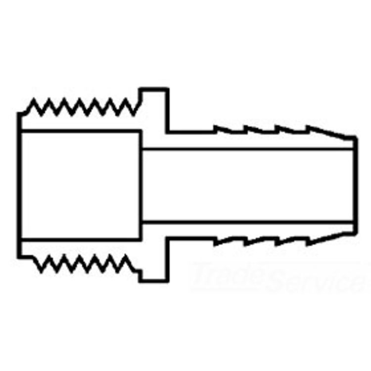 Spears PETMA2 Poly Insert Male Adapter, 2 Inch