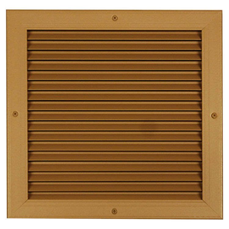Shoemaker 4100-16X14 16X14 Driftwood Tan Transfer Door Grille with Additional Loose Frame (Aluminum) - Shoemaker 4100