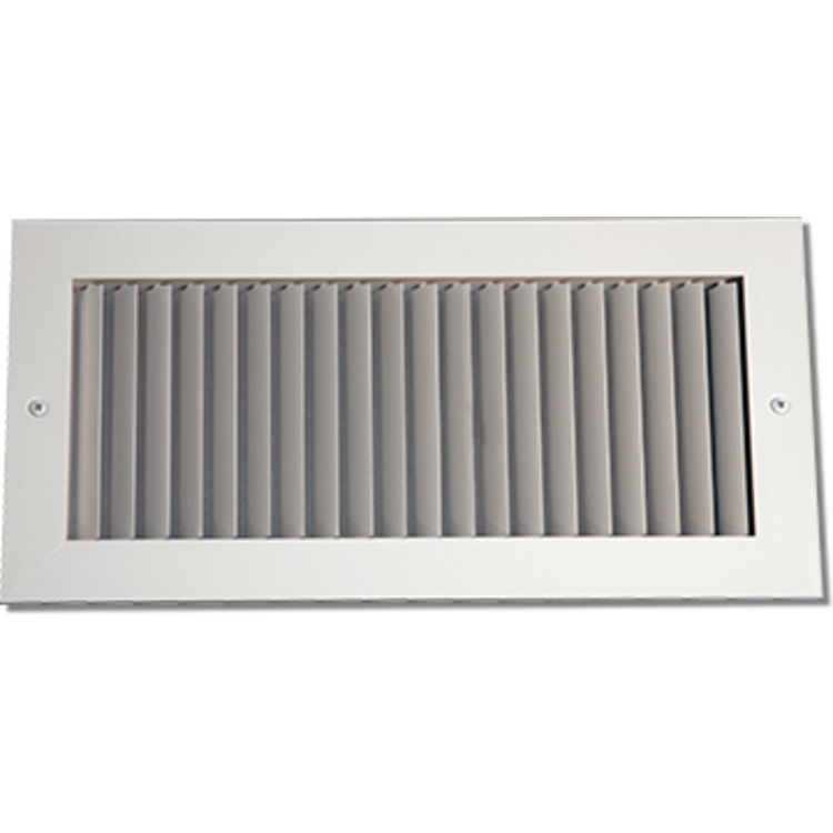 Shoemaker 906-0-24X12 24x12 White Vent Cover (Aluminum) - Shoemaker 906-0 series