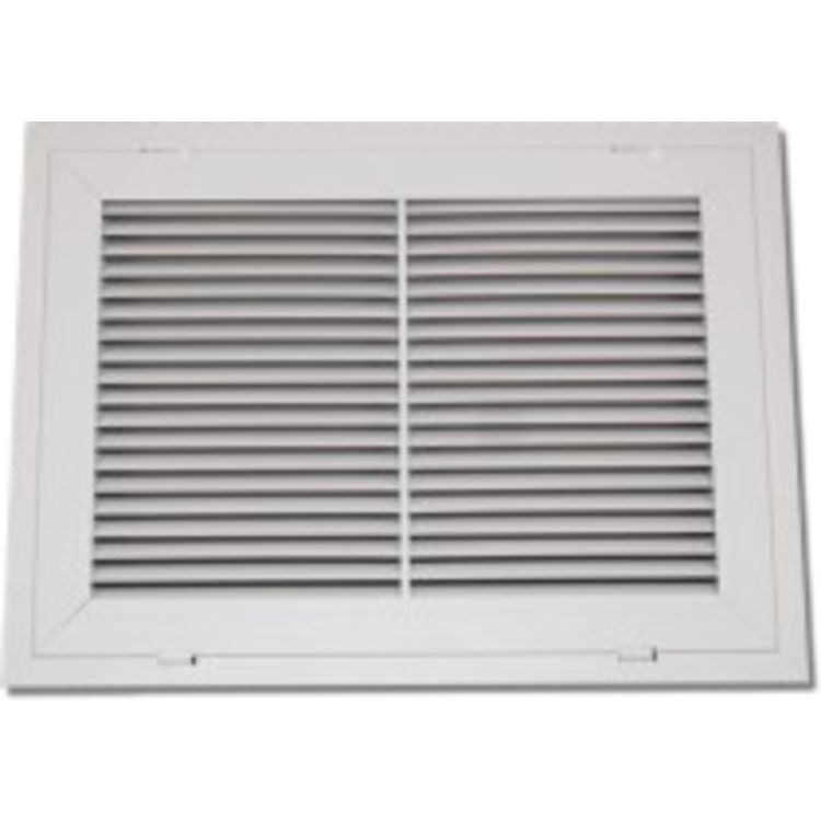 Shoemaker 900FG-38X5 38x5 Soft White Fixed Airfoil Blade Filter Grille (Aluminum) - Shoemaker 900FG