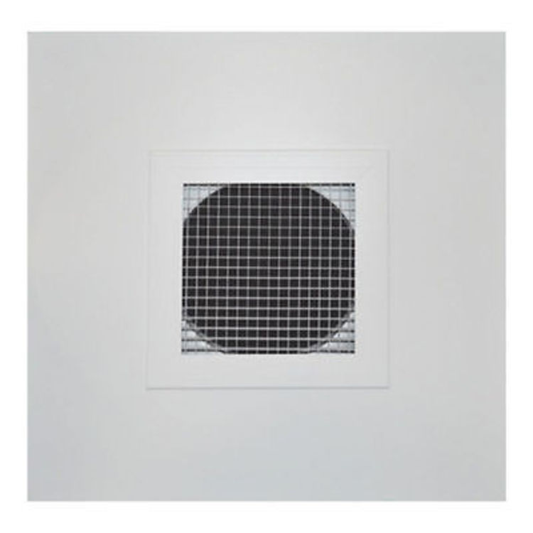 Shoemaker 700-600-14X14-8 14X14-8 Soft White Lattice Return Air Grille in T-Bar Panel (Aluminum) - Shoemaker 700-600