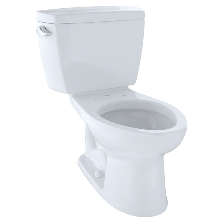 Toto CST744S#01 TOTO Drake Two-Piece Toilet - 1.6 GPF , Elongated, Cotton White - TOTO CST744S#01
