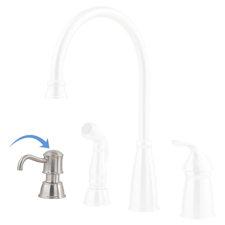 Pfister 960-612S Pfister 960-612S Avalon 26 Soap/Lotion Dispenser Kit, Stainless Steel