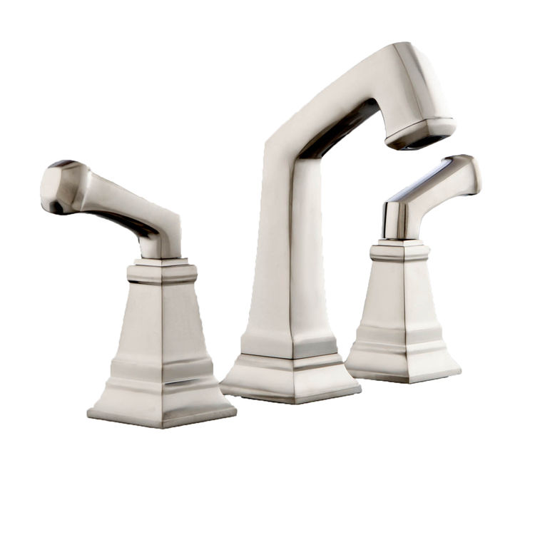 Symmons SLW-4212-STN Symmons 4212 Oxford Widespread Two Handle Lavatory Faucet, Satin Nickel