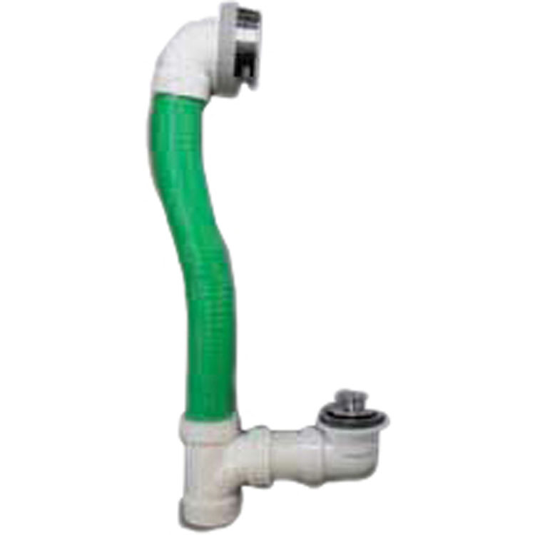 Watco FLEX916-FA-PVC-PB Watco FLEX916-FA-PVC-PB Innovator PVC Foot Actuated Polished Brass Bath Waste