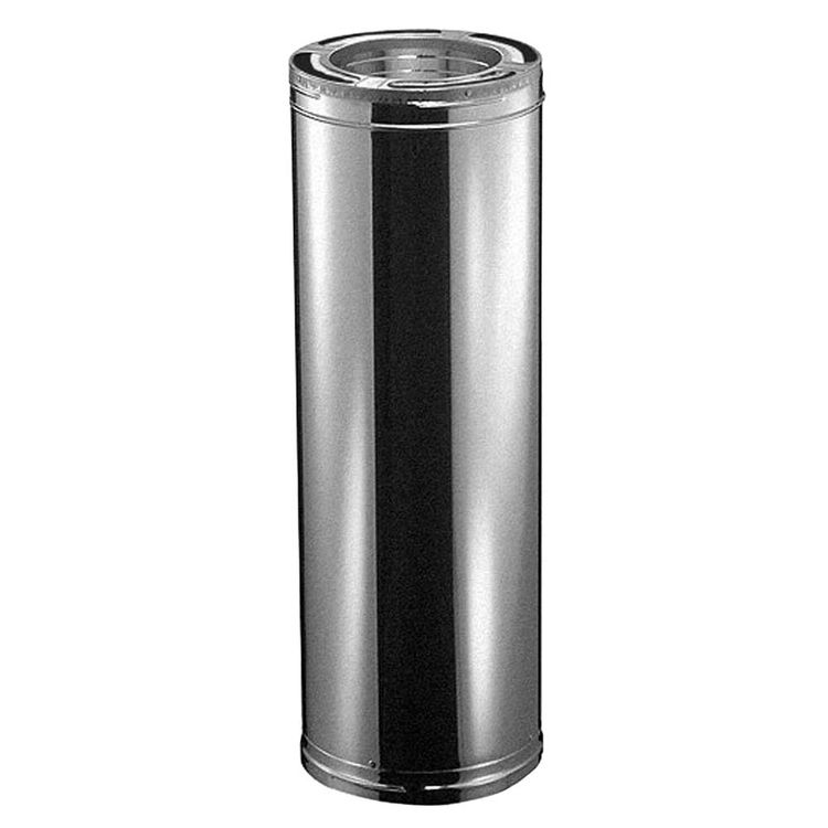 View 2 of M&G DuraVent 9221CF DuraVent 8DP-24CF 8-Inch DuraPlus Galvalume Chimney Pipe 24-Inch Length