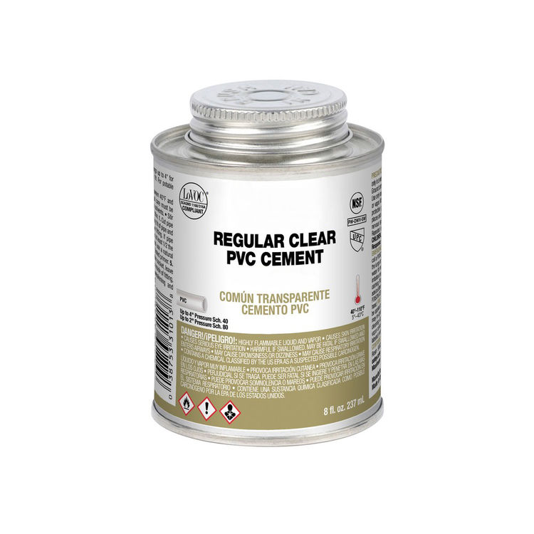 Mars 73175 Mars 73175 Regular PVC Cement, 8 oz, Clear