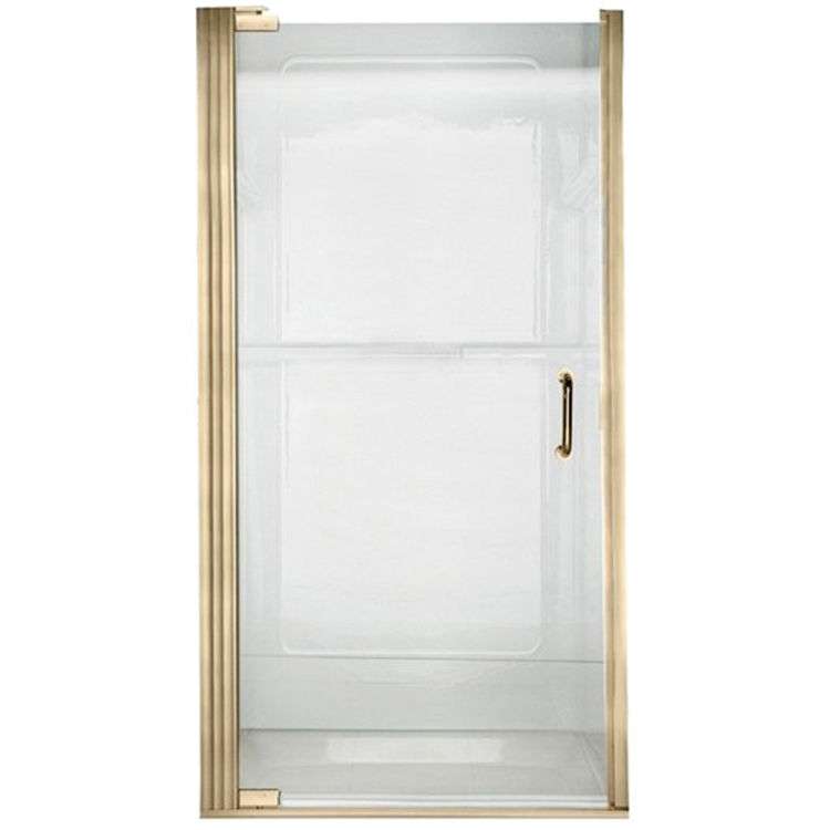 American Standard Am0301d 400 094 Euro Hinge Shower Doors With D Handle Gold