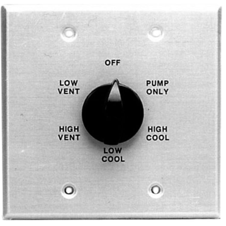 Dial 7131 2 Speed Rsk 2 Wall Switch 2 Gang Metal