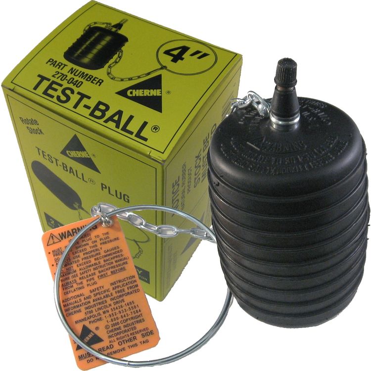Cherne Industries 262080 Test Ball Plug Pneumatic 8 in for sale online 