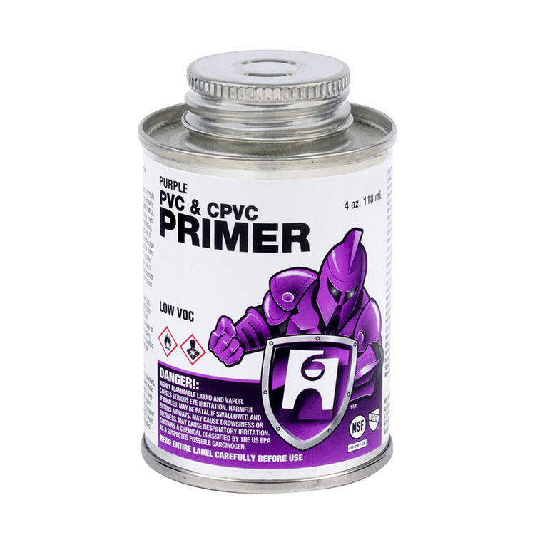 1/2 Pint PVC Purple Primer PlumbersStock