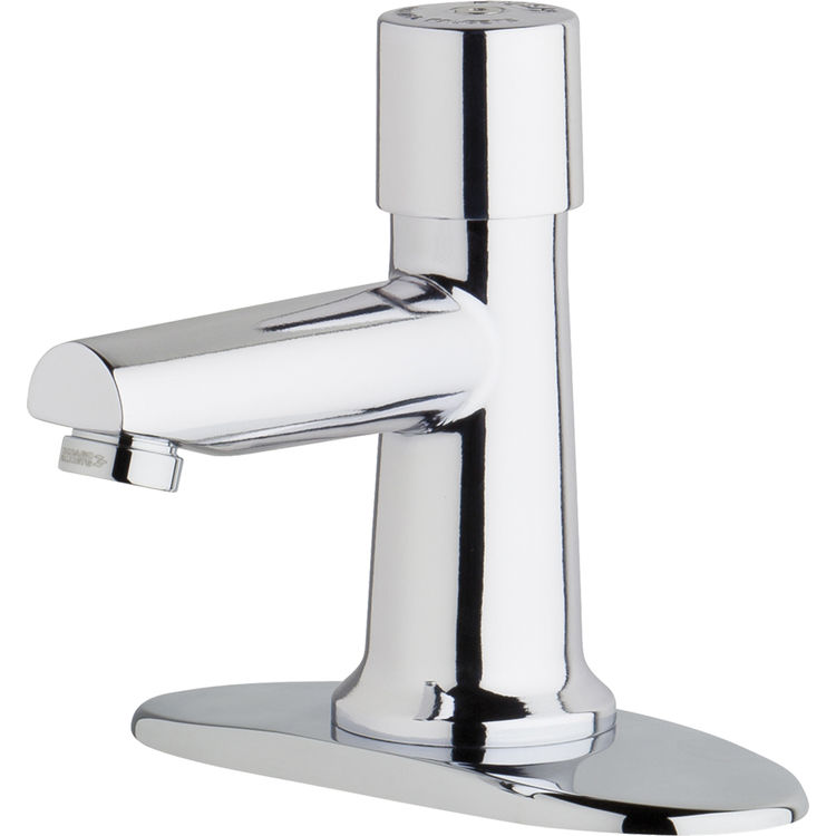 Chicago Faucets 3500 4e2805abcp Single Supply Metering Sink