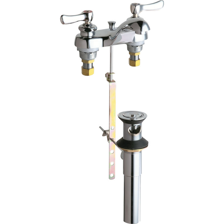 Chicago Faucets 797 Abcp Hot And Cold Sink Faucet With Pop